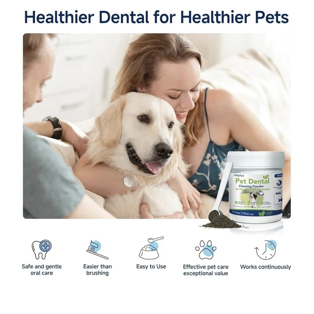 Dental Powder for Dogs – Teeth Cleaning & Dental Care Made Easy NEW